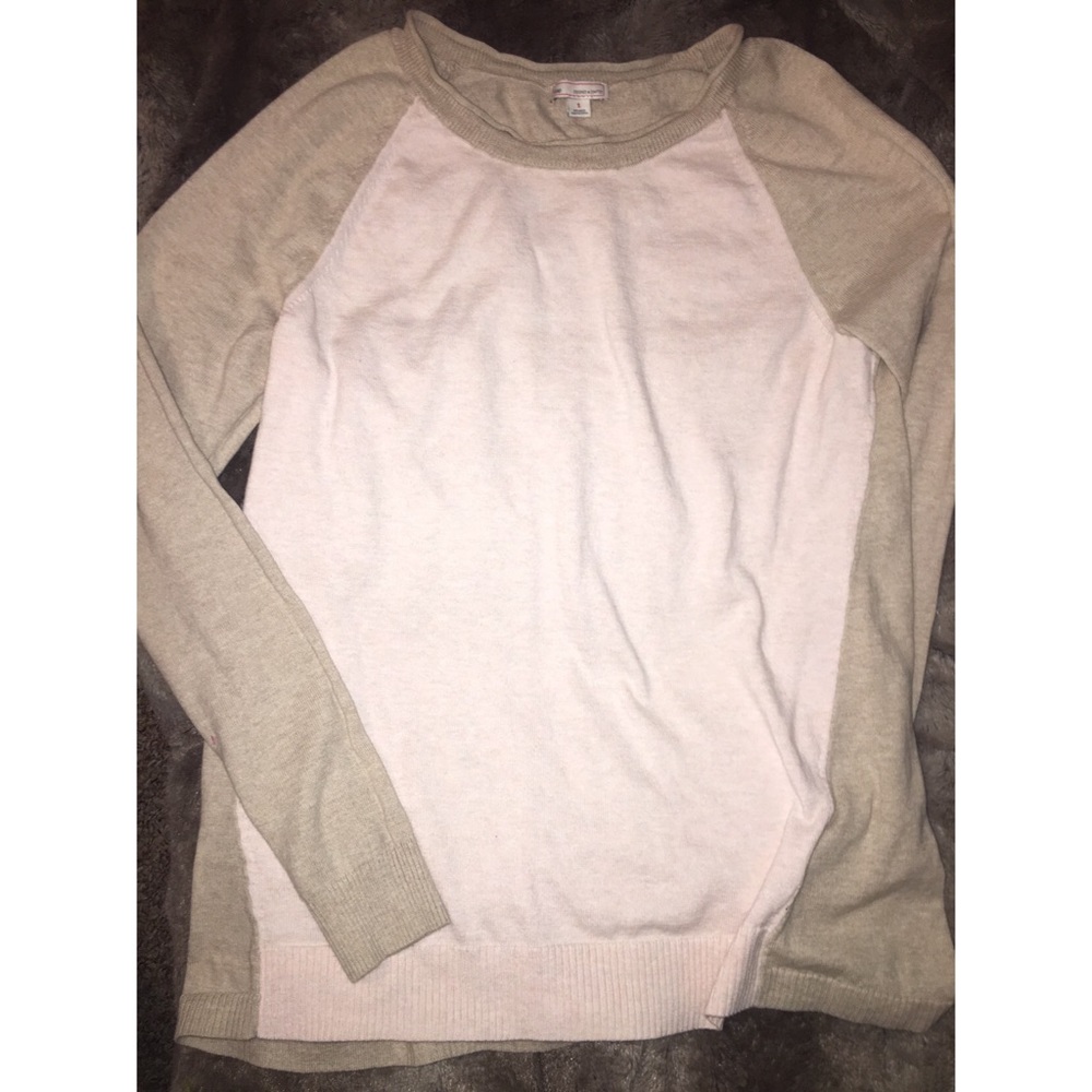 GAP Pink & Tan Sweater